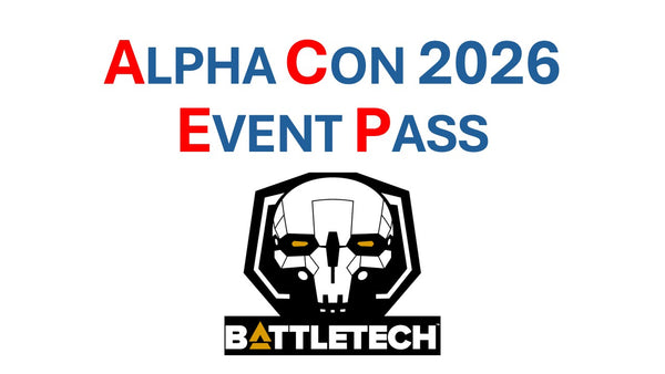 Saturday 30th May 2026 - Battletech Day Pass (AlphaStrike 2vs2 Tournament)