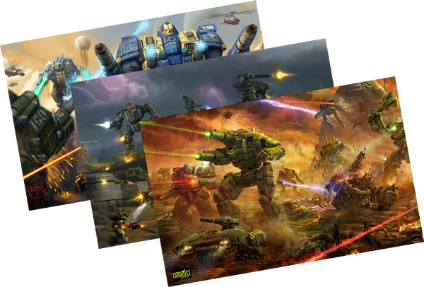 Battletech Mercenaries - Large Poster Set