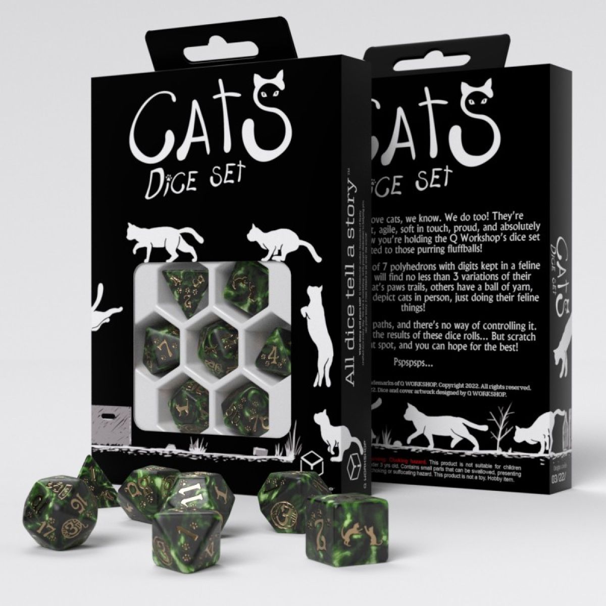 Cats - Pixel Dice Set