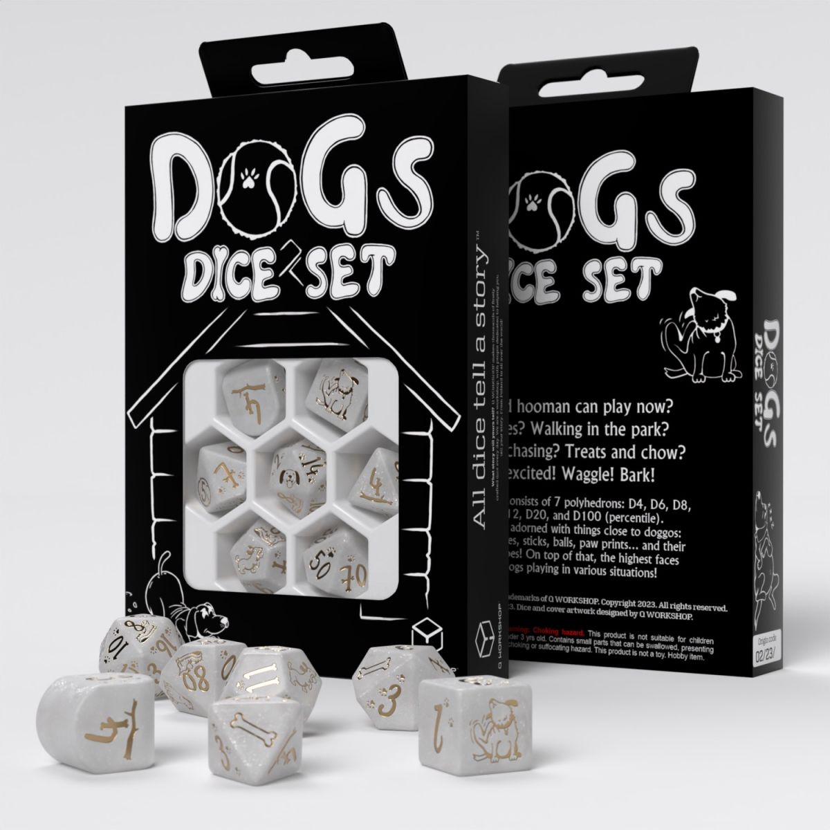 Dogs - Charlie Dice Set