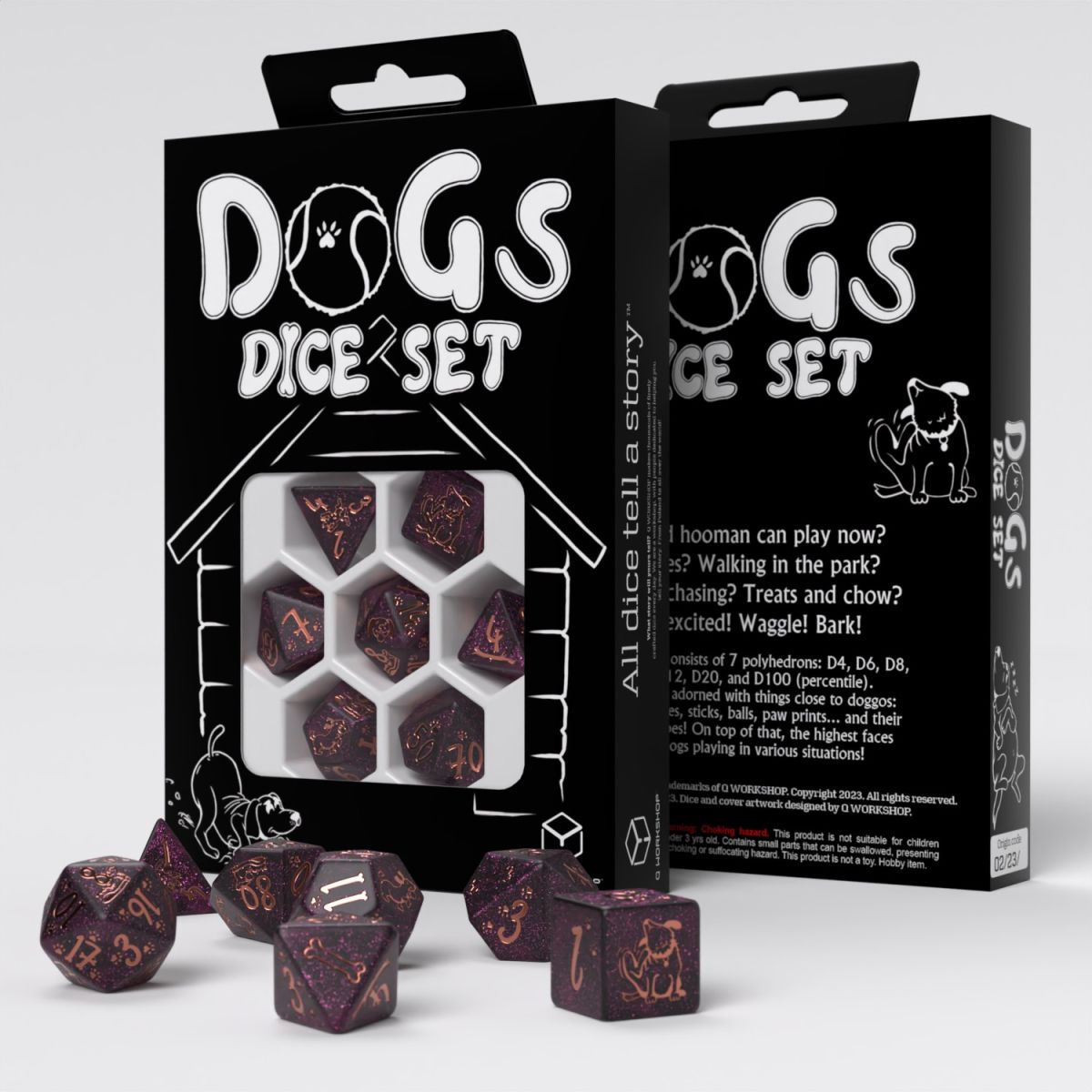 Dogs - Luna Dice Set