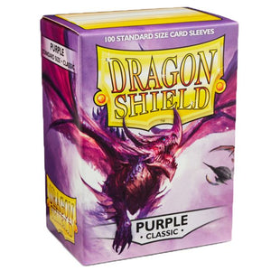 Dragon Shield Sleeves - Box 100 - Purple Classic (63x88mm)