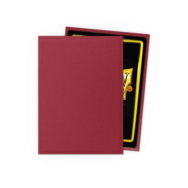 Dragon Shield Sleeves - Non-Glare – Matte – Blood Red (63x88mm)