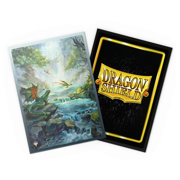 Dragon Shield Sleeves - Matte Dual – MTG Landall Series: Misty Rainforest (63x88mm)