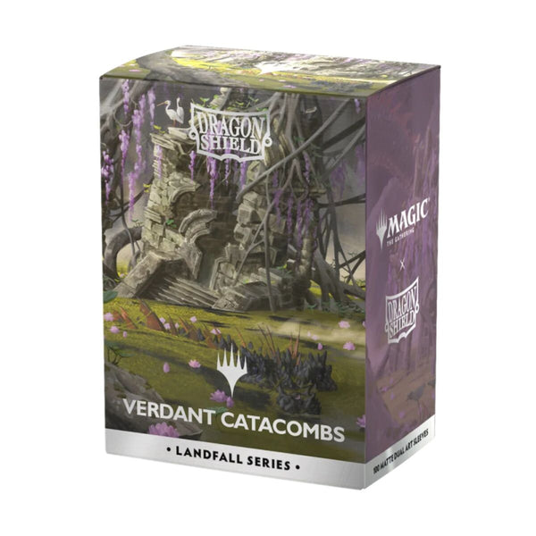 Dragon Shield Sleeves - Matte Dual – MTG Landall Series: Verdant Catacombs (63x88mm)