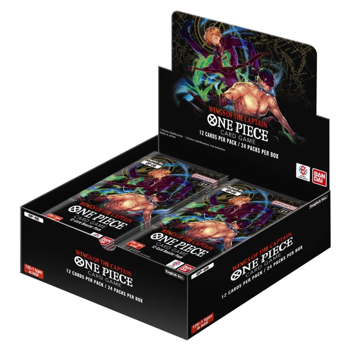 One Piece Booster Box OP-06 : Wings of the Captain (Limit 2 Per Customer)