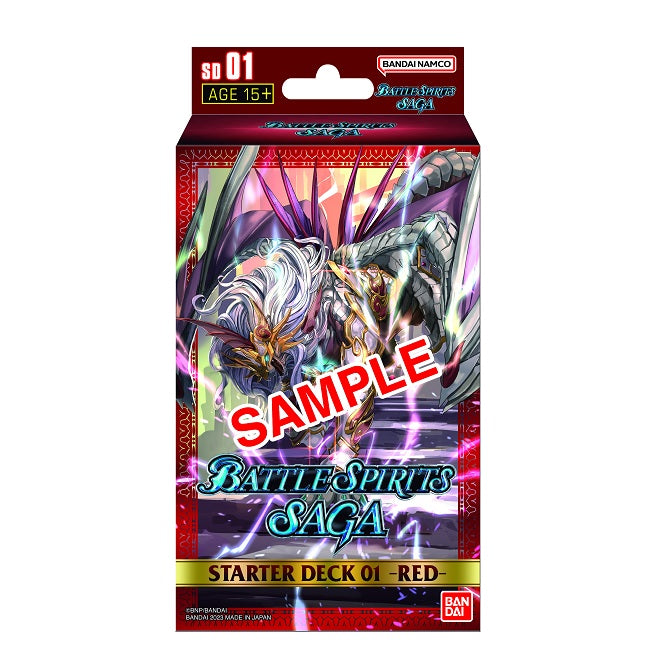 Battle Spirits Saga : Starter Deck 01- RED