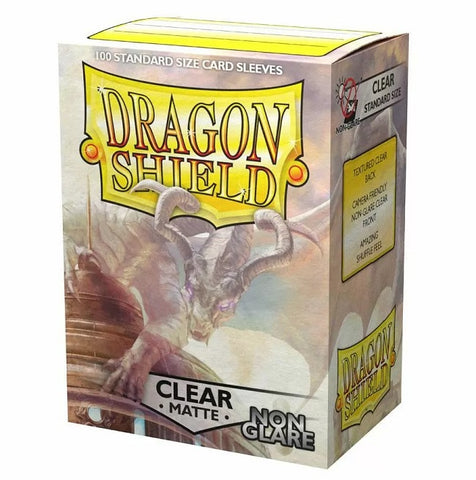 Dragon Shield Sleeves - Box 100 - Clear Matte Non-Glare (63x88mm)