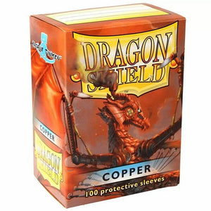 Dragon Shield Sleeves - Box 100 - Copper (63x88mm)
