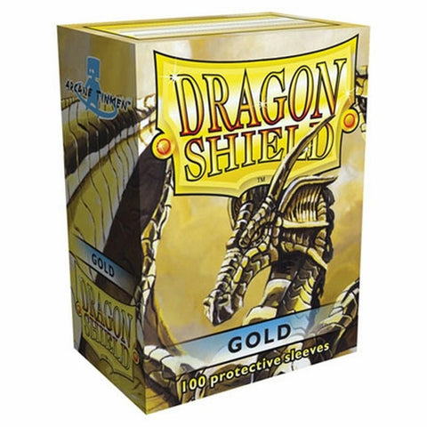 Dragon Shield Sleeves - Box 100 - Gold (63x88mm)