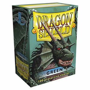 Dragon Shield Sleeves - Box 100 - Green (63x88mm)