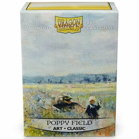 Dragon Shield Sleeves - Box 100 - Poppy Field (63x88mm)