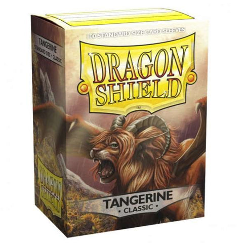 Dragon Shield Sleeves - Box 100 - Tangerine (63x88mm)