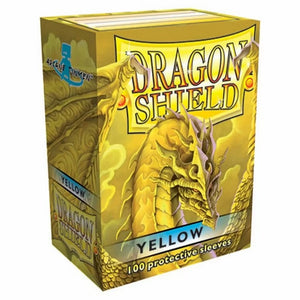 Dragon Shield Sleeves - Box 100 - Yellow (63x88mm)