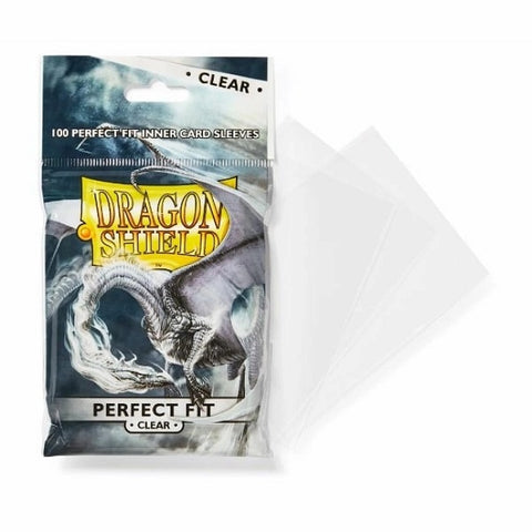 Dragon Shield Sleeves - 100/pack - Clear (Perfect Fit - 63x88mm)