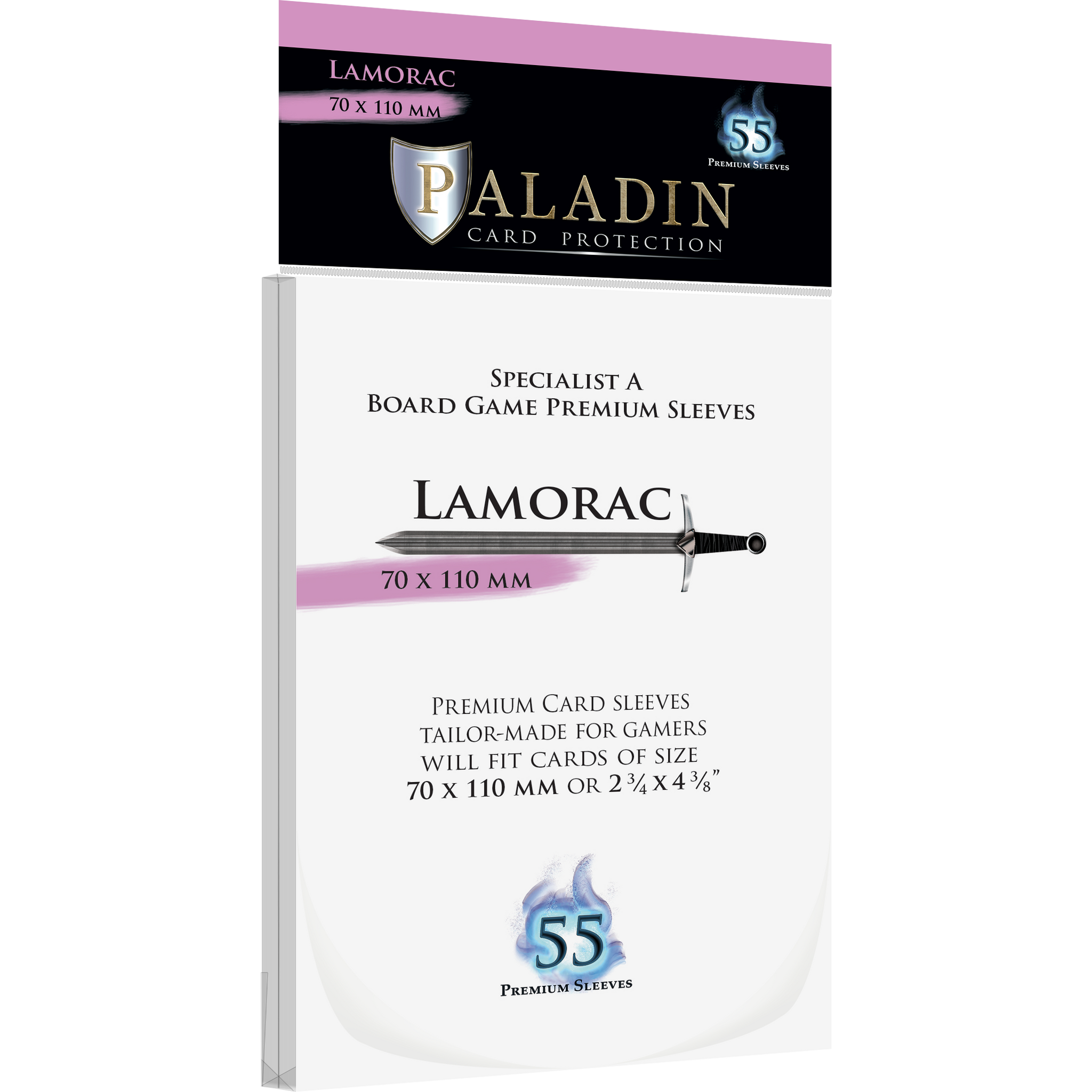 Paladin Card Sleeves - Lamorac Premium (70x110mm)